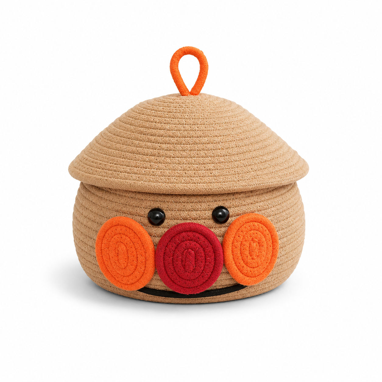 Cartoon Cotton Holder for Eco-Friendly Organizer